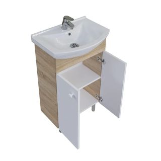 Комплект мебели Grossman Eco Line 106052-2 60 см белый/дуб сонома
