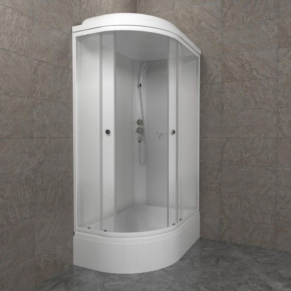 Душевая кабина Triton Коралл-Лайт Щ0000068948 правая 120x80 см профиль белый стекло градиент