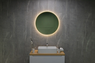 Зеркало с подсветкой Dreja Shine 99.2049 80 см сенсорный выключатель золото