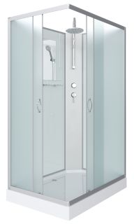 Душевая кабина Niagara NG-43295-14QBKT 120x90см серебро/матовое