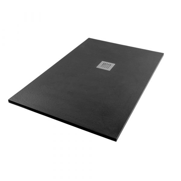 Душевой поддон Starohome Solid 74503464 120x100 см чёрный матовый