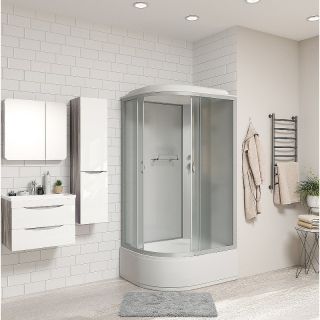 Душевая кабина Niagara NG-2310-14R 120x80 см профиль хром стекло матовое