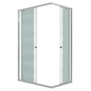 Душевой уголок Niagara Eco 120х90 NG-1129-14QMT профиль Хром матовый стекло матовое
