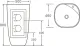 Раковина SantiLine SL-4018  белая  50 см