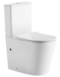 Унитаз напольный SantiLine SL-5026 безободковый белый Унитаз напольный SantiLine SL-5026 безободковый белый