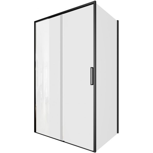 Душевой уголок Aquanet Pleasure Evo AE65-120x90-BT 324135 120x90 см профиль чёрный матовый стекло прозрачное