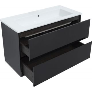 Тумба под раковину Aquanet Милан 316690 105 см чёрный