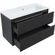 Тумба под раковину Aquanet Милан 316690 105 см чёрный