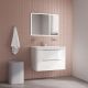 Тумба с раковиной IDDIS Клауд Икс (Cloud X) CLX80W0i95K 80 см белый