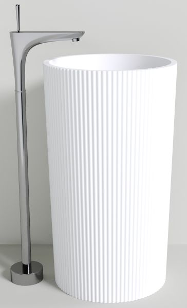 Напольная раковина NT Bagno Bravo NT703 50см белый матовый