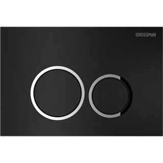 Инсталляция для подвесного унитаза Grossman 97.01.210 с черной клавишей смыва
