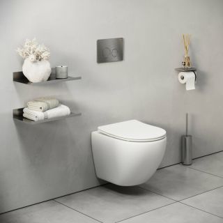 Инсталляция для подвесного унитаза Grossman 97.05.42M с графитовой клавишей смыва