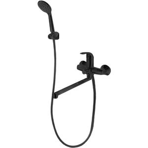Смеситель для ванны Bravat Fit чёрный F6135188BM-LB-RUS