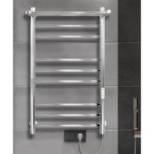 Полотенцесушитель электрический Indigo Line Trinity LСLTE80-50PRt с полкой 80x50 см хром