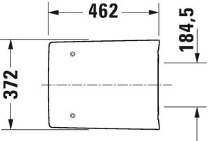 Сиденье с крышкой для унитаза Duravit 0021190000 белое