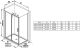 Душевая перегородка Ravak Blix Slim BLSPS-80 X9BM40C00Z1 профиль Хром стекло Transparent