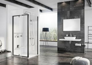 Боковая стенка Ravak Pivot PPS-90 90G70300Z1 90 см профиль чёрный стекло Transparent