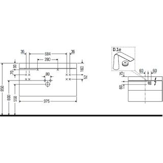 Тумба под раковину Duravit Happy D 2 Plus 98 HP4348O2222 подвесная белая Тумба под раковину Duravit Happy D 2 Plus 98 HP4348O2222 подвесная белая