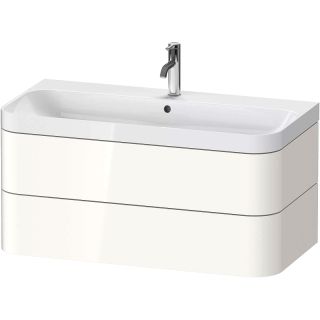 Тумба под раковину Duravit Happy D 2 Plus 98 HP4348O2222 подвесная белая Тумба под раковину Duravit Happy D 2 Plus 98 HP4348O2222 подвесная белая