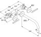 Встраиваемый смеситель для раковины Kludi Nova Fonte Puristic чёрный матовый 201463915