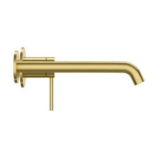 Смеситель для раковины VitrA Minimax Round (Минимакс Раунд) A4354925EXP брашированное золото