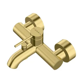Смеситель для ванны VitrA Minimax Round (Минимакс Раунд) A4354825EXP брашированное золото