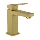 Смеситель для раковины VitrA Minimax Square (Минимакс Скуэр) A4372025EXP брашированное золото