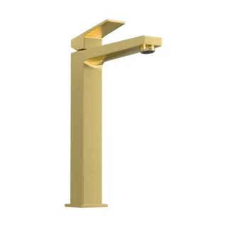 Смеситель для раковины VitrA Minimax Square (Минимакс Скуэр) A4372425EXP брашированное золото