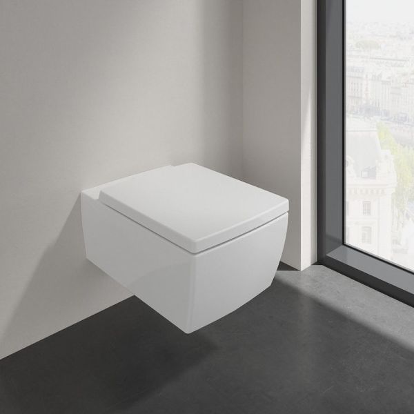 Крышка-сиденье Villeroy Boch Memento 2.0 8M24S101 Альпийский белый с Микролифтом
