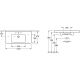 Раковина Villeroy Boch Subway 2.0 7175A0R1 100 см