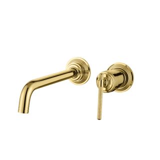 Смеситель для раковины Boheme из стены, ETERNA GOLD золото