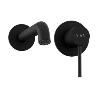 Смеситель для раковины VitrA Minimax Round (Минимакс Раунд) A4354936EXP чёрный матовый
