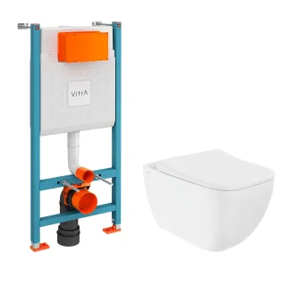 Инсталляция с унитазом VitrA Shift (Шифт) 9855B003-7207 без кнопки смыва