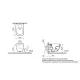 Инсталляция с унитазом VitrA Shift (Шифт) 9855B003-7207 без кнопки смыва