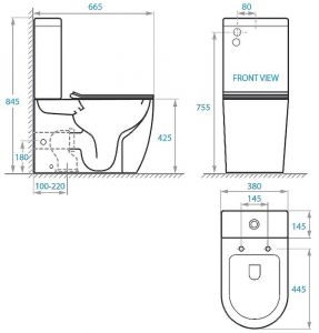 Бачок Koller Pool Round RN-0665-RC-T