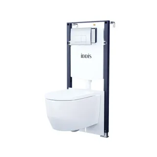 Комплект унитаз с инсталляцией IDDIS Бэйсик (Basic) BASAI01i73 клавиша смыва хром