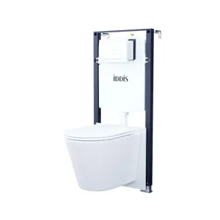 Комплект унитаз с инсталляцией IDDIS Бэйсик (Basic) BASC030i73 клавиша смыва белая