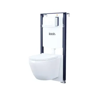 Комплект унитаз с инсталляцией IDDIS Бэйсик (Basic) BASB030i73 клавиша смыва белая