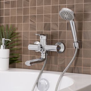 Смеситель для ванны с душем РМС SL141-009E хром Смеситель для ванны с душем РМС SL141-009E хром