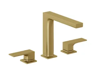 Смеситель для раковины Kludi Decus 54393N075 брашированное золото