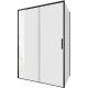Душевой уголок Aquanet Pleasure Evo AE65-140x100-BT 346127 140x100 см профиль чёрный матовый стекло прозрачное