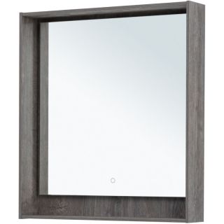 Зеркало с подсветкой Aquanet Милан 336395 80 см дуб рошелье