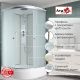 Душевая кабина Avacan C3090 90x90 см хром