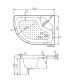 Душевая кабина Avacan C5012LN 120x80 см хром
