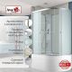 Душевая кабина Avacan C5012LN 120x80 см хром