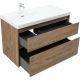 Тумба под раковину Aquanet Nova Lite 2.0 346320 100 см дуб рустикальный