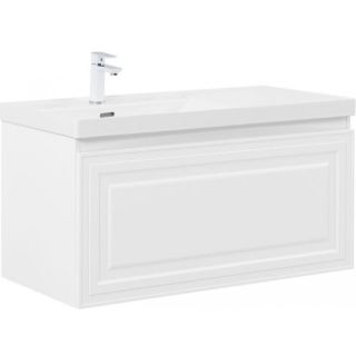 Тумба под раковину Aquanet Агата 345483 100 см белый сатин
