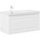 Тумба под раковину Aquanet Агата 345483 100 см белый сатин