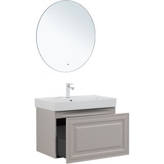 Тумба под раковину Aquanet Агата 345487 75 см бежевый