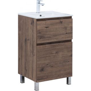 Тумба под раковину Aquanet Алвита New 344126 50 см дуб веллингтон табак